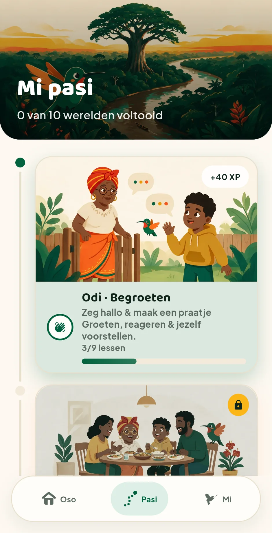 Mi pasi leerpad met werelden